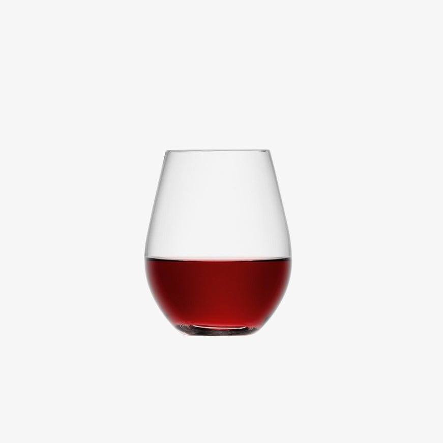 LSA International Wine Collection Stemless Red Wine Glasses 530ml, Set of 4