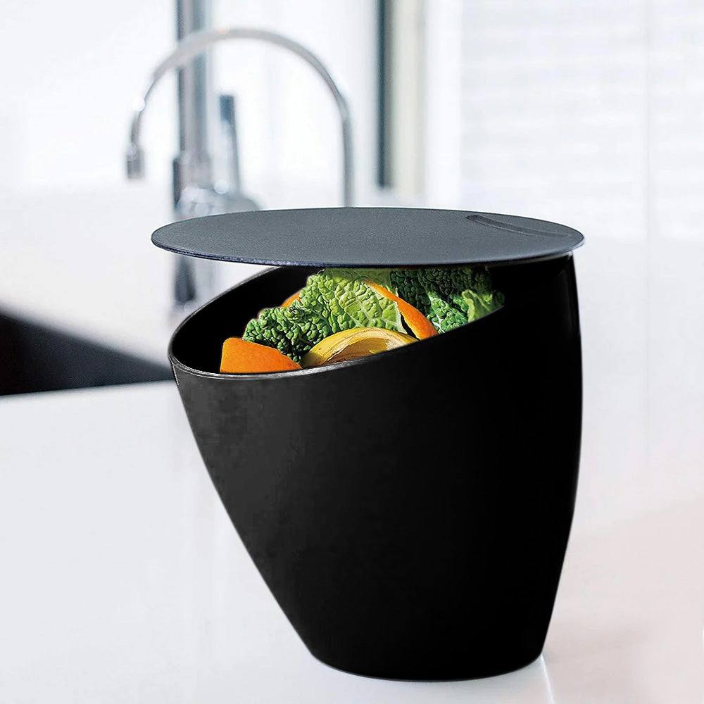 Mepal Netherlands Calypso Food Waste Bin - Black