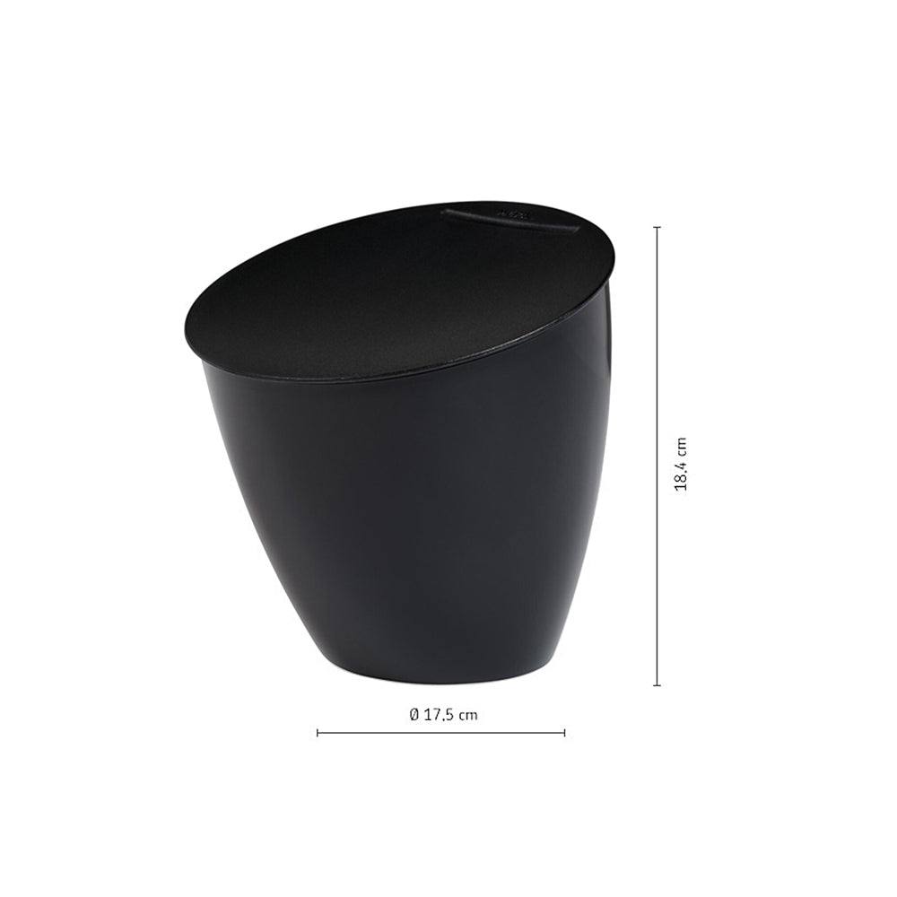 Mepal Netherlands Calypso Food Waste Bin - Black