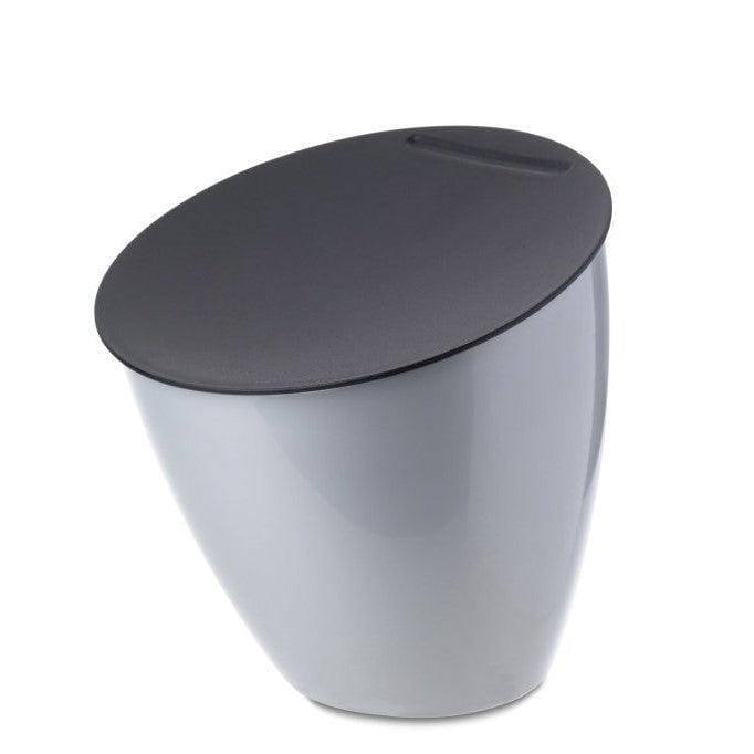 Mepal Netherlands Calypso Food Waste Bin - Silver