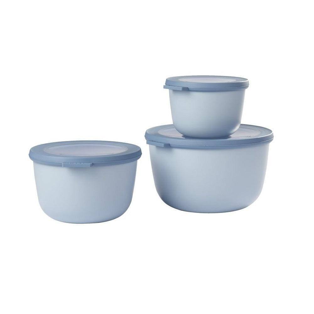Mepal Netherlands Cirqula 3-Piece Storage Set Tall - Nordic Blue