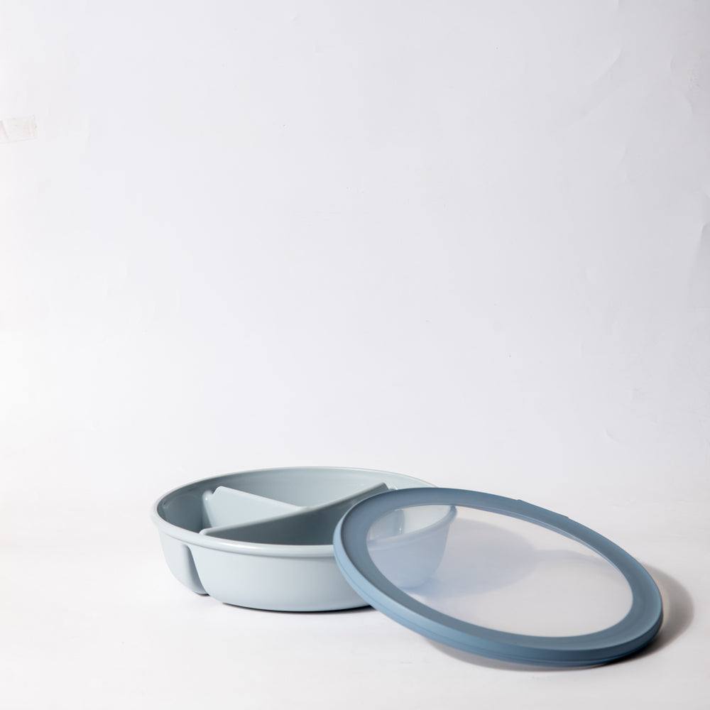 Mepal Netherlands Cirqula Bento Bowl With Lid - Nordic Blue