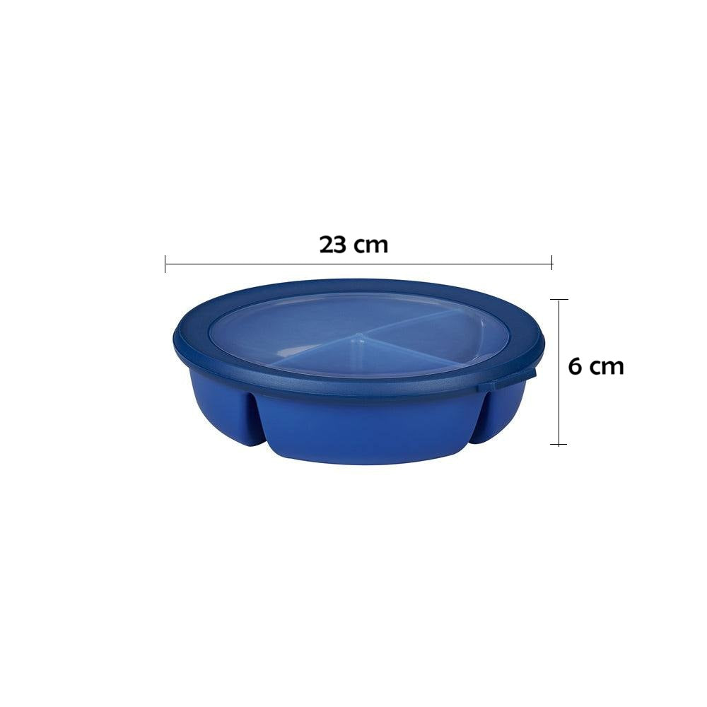 Cirqula Bento Bowl With Lid - Vivid Blue