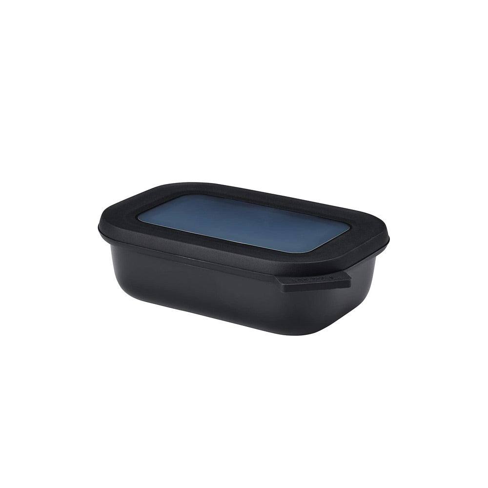 Mepal Netherlands Cirqula Rectangular Storage Box 500ml - Nordic Black