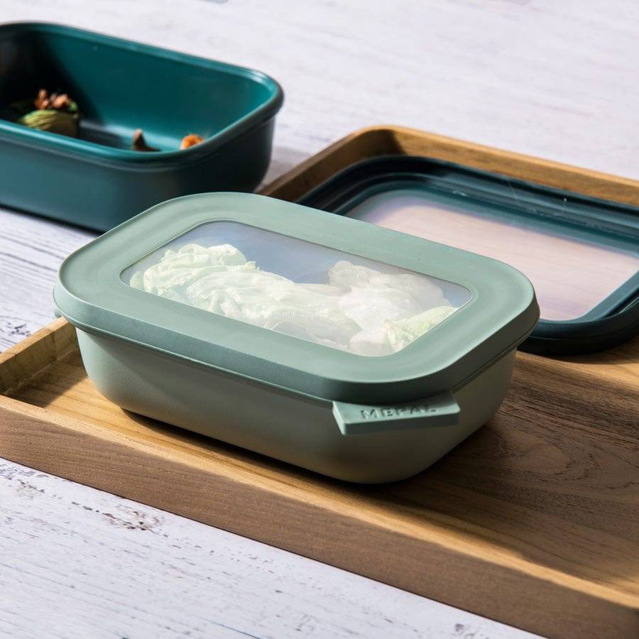 Mepal Netherlands Cirqula Rectangular Storage Box 500ml - Nordic Sage