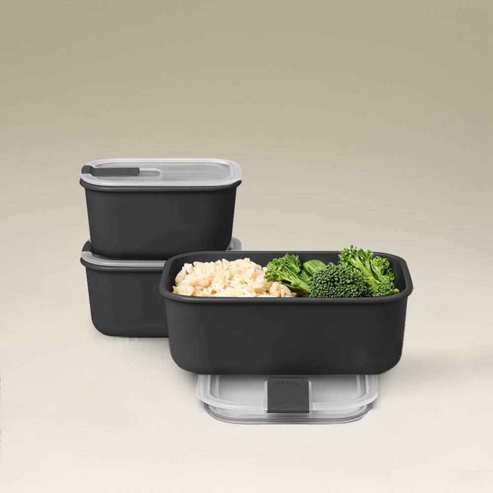 Mepal Netherlands EasyClip 3-Piece Storage Set - Nordic Black