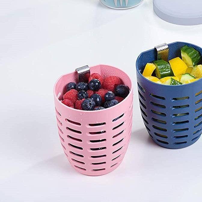 Mepal Netherlands Ellipse Fruit Pot - Nordic Pink