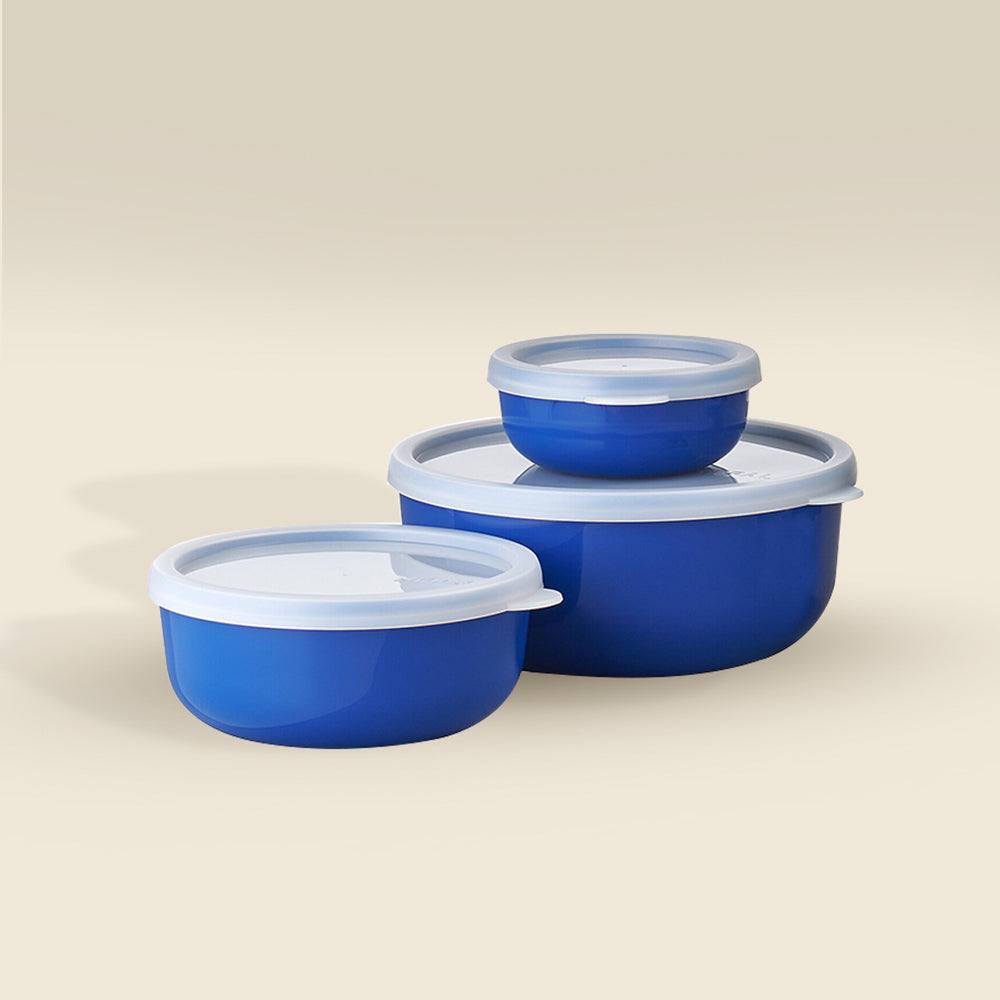 Mepal Netherlands Lumina 3-Piece Storage Set - Vivid Blue