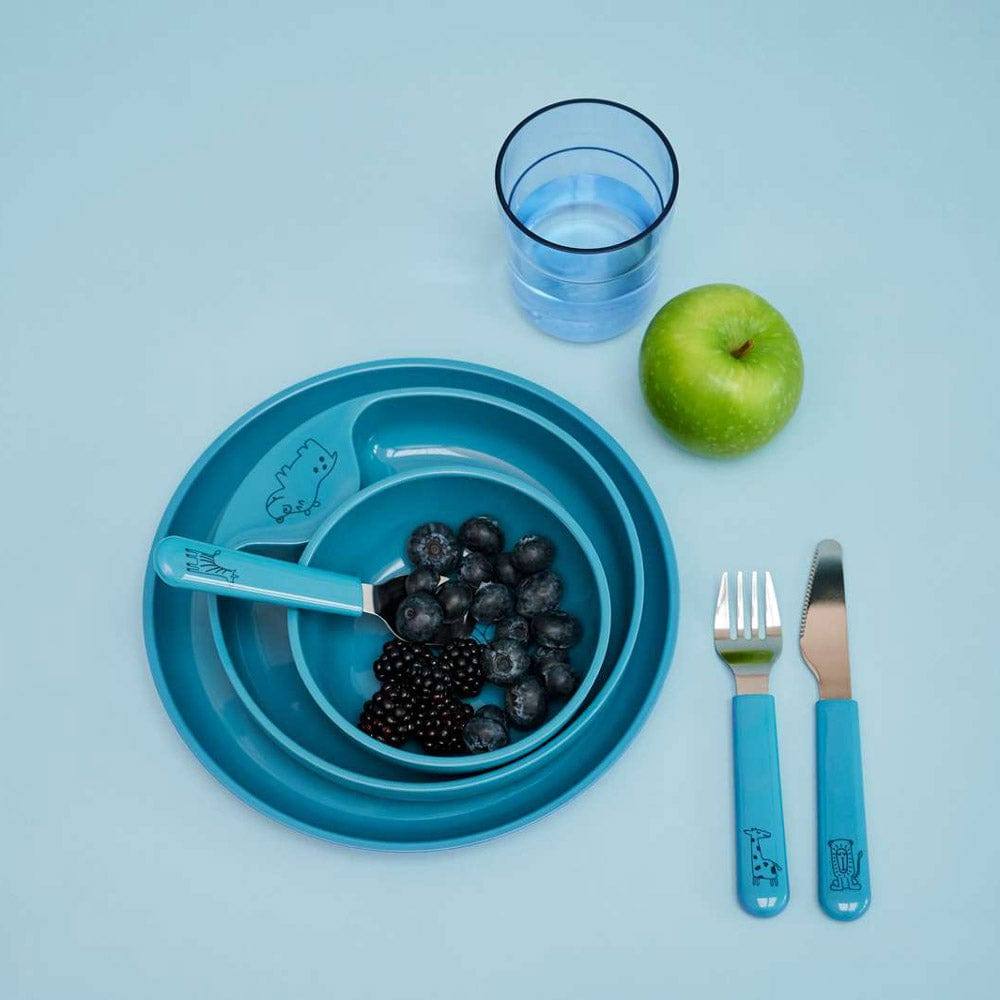 Mepal Netherlands Mio Kids 6-piece Dinner Set - Deep Blue