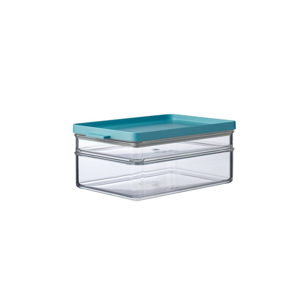 Mepal Netherlands Omnia Breakfast Fridge Boxes, Set of 2 - Nordic Green