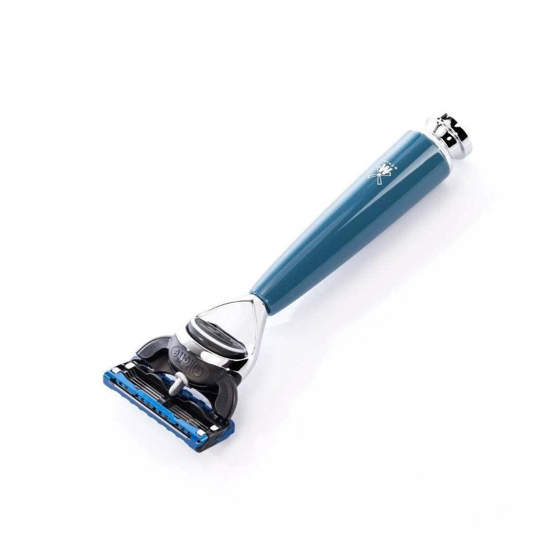 Muhle Germany Rytmo Fusion Shave Set - Petrol Blue