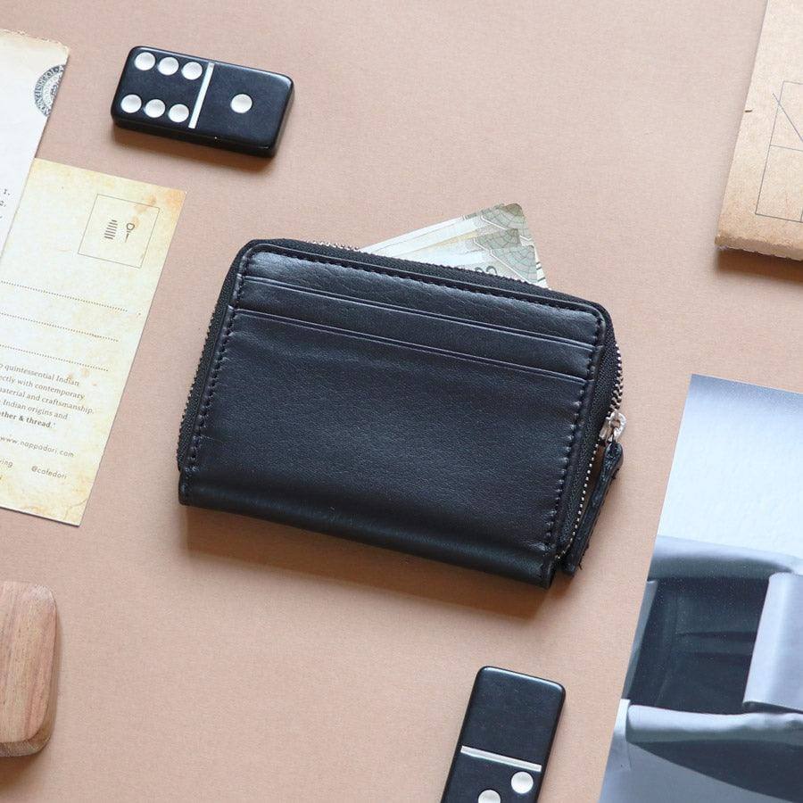 Nappa Dori Billfold Wallet - Black