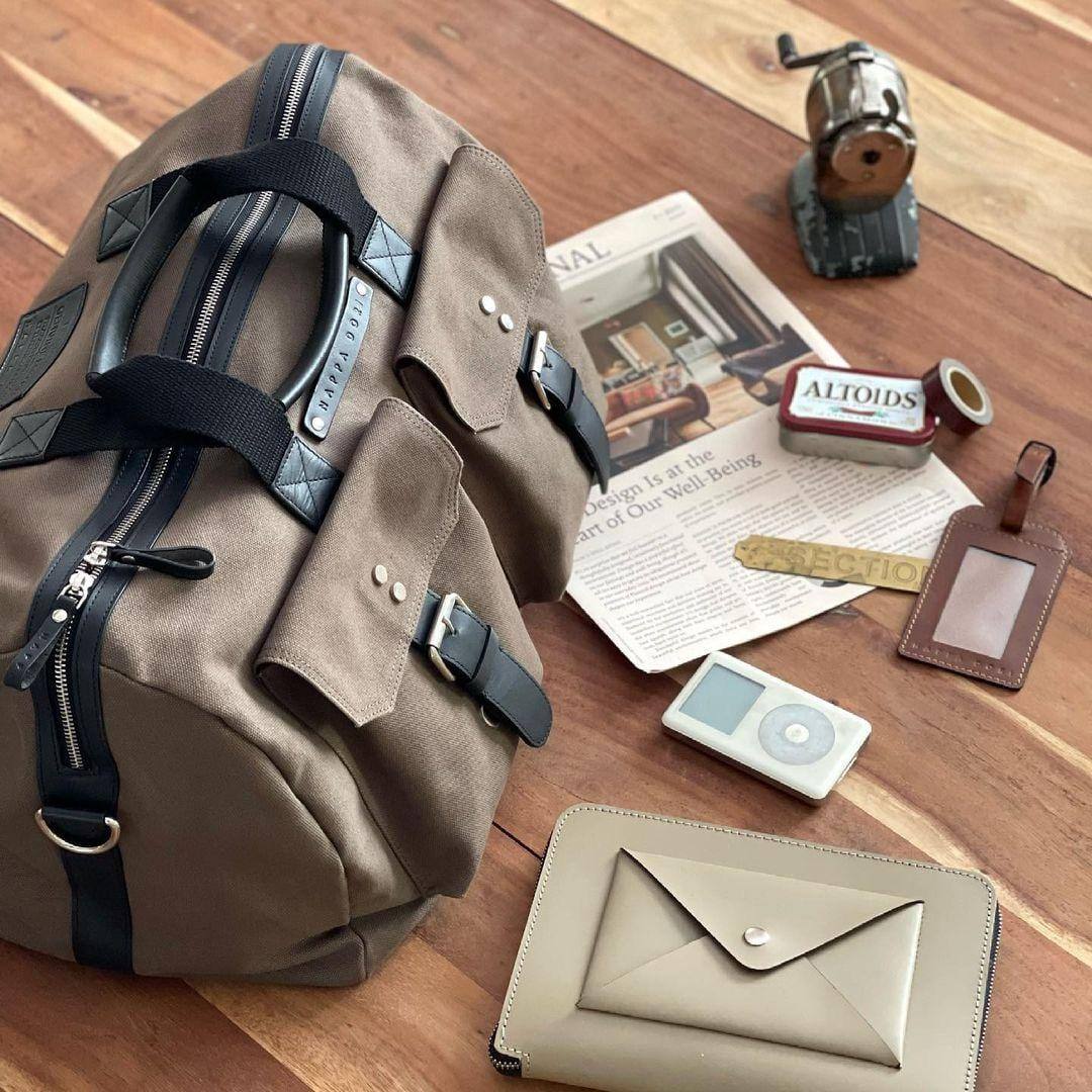 Nappa Dori The Hitchhiker Duffel Bag - Khaki