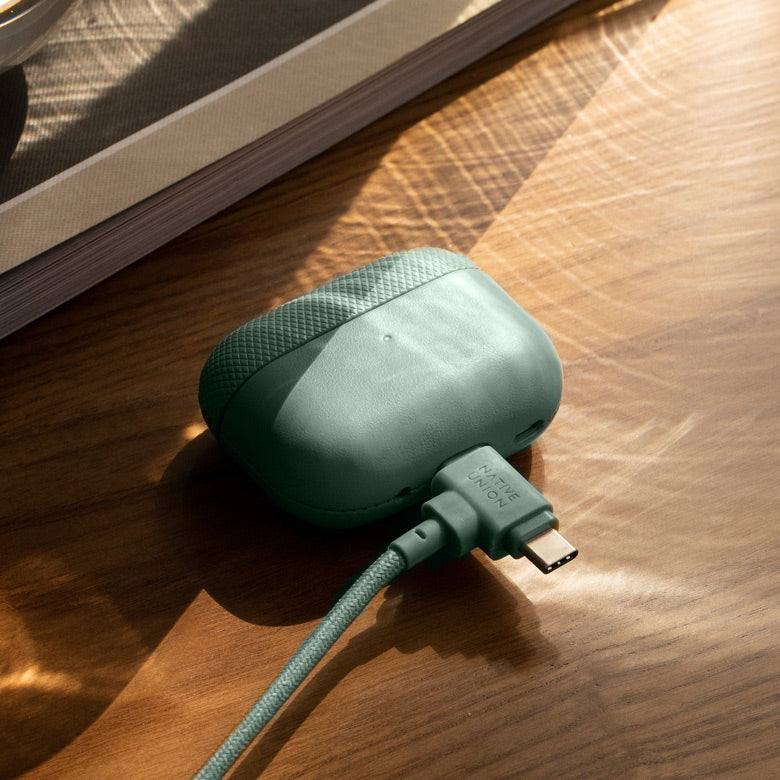 Native Union Re-Classic Case for Airpods Pro Gen Slate Green