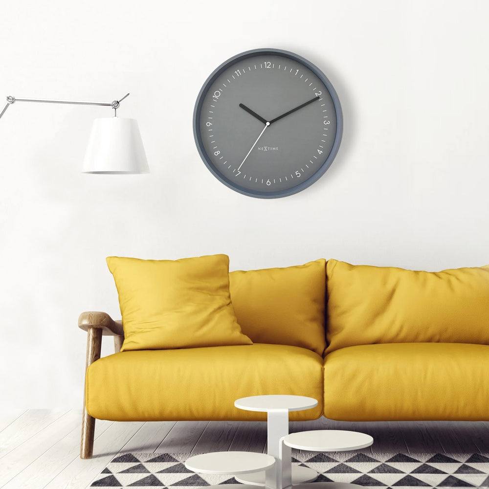 Nextime Berlin Wall Clock 30cm - Grey