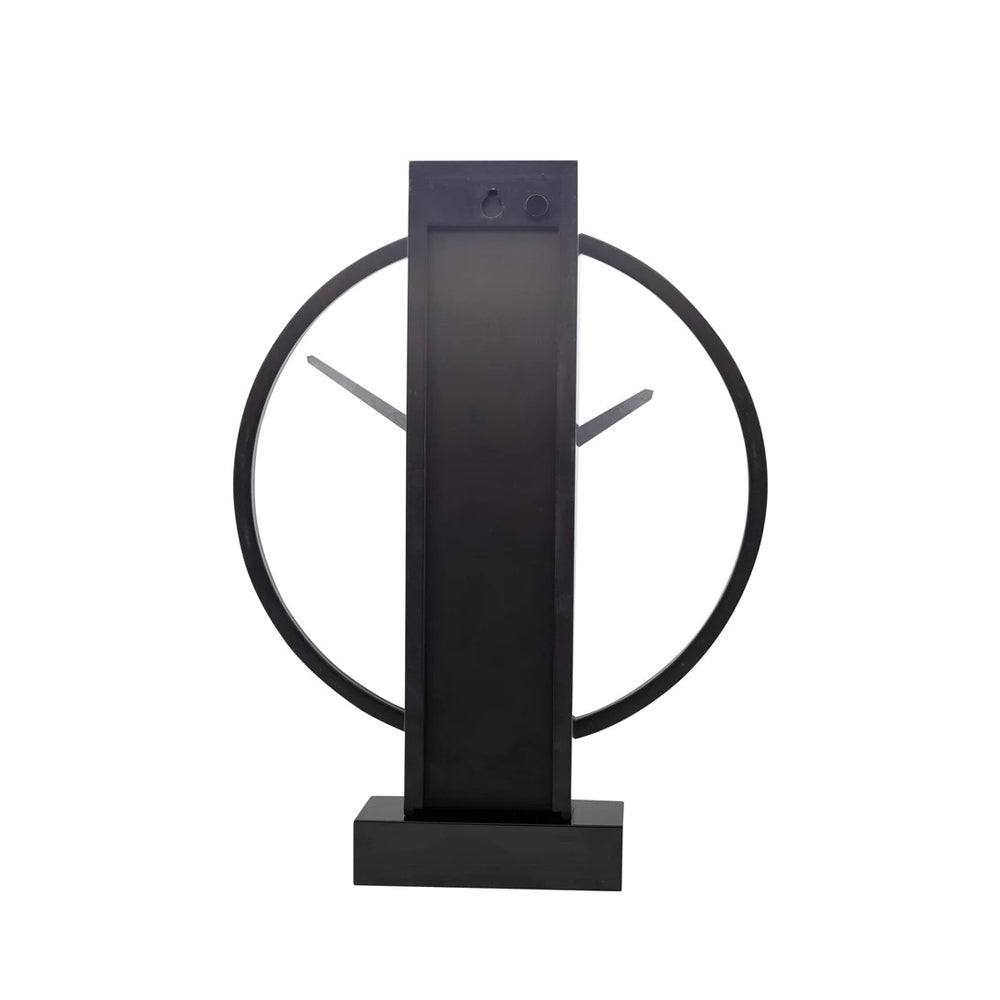 Nextime Carl Wooden Table Clock - Black