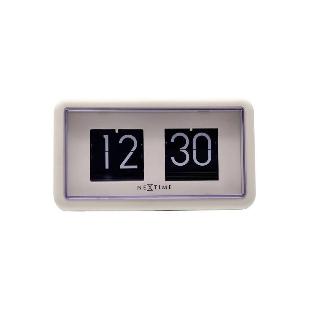 Nextime Classic Flip Clock - White