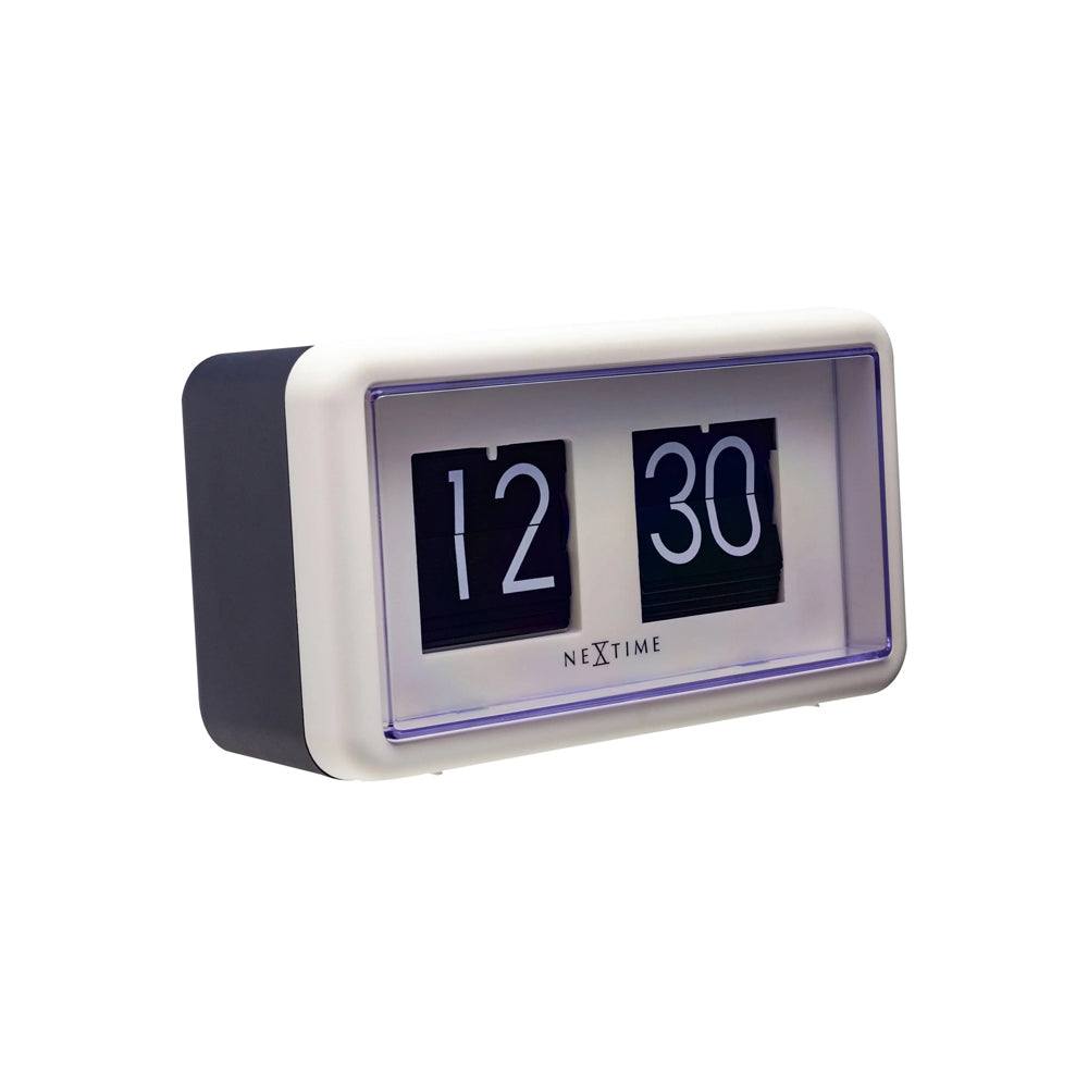 Nextime Classic Flip Clock - White