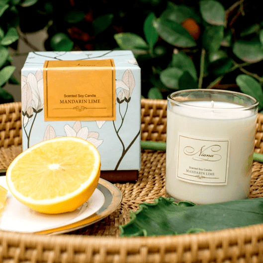 Niana Mandarin Lime Scented Candle