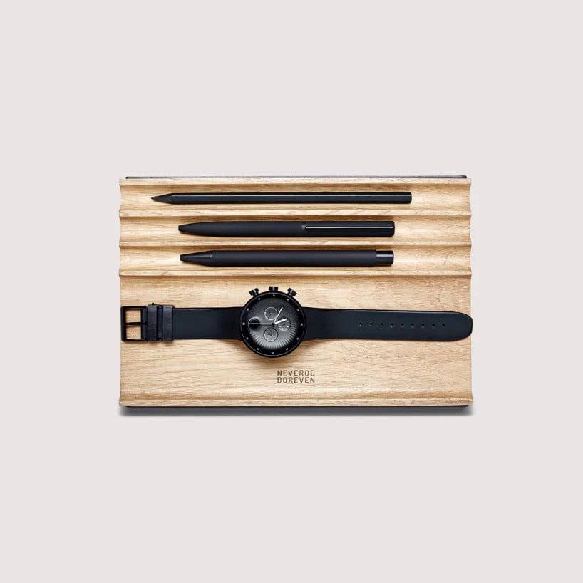 NOOE Exhibit Desk Organiser - Oak