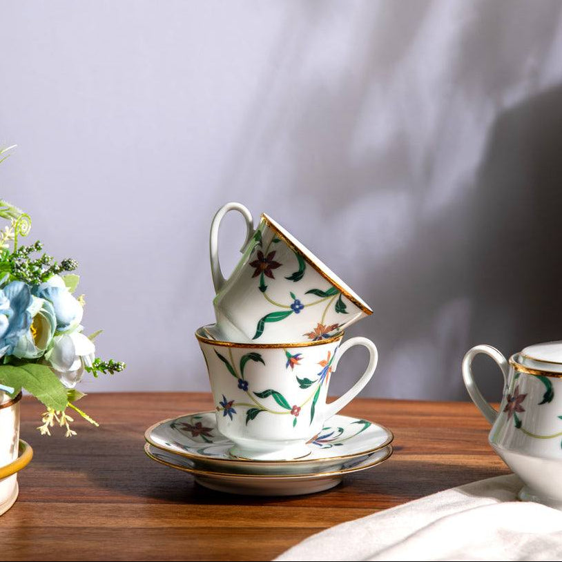 Noritake Bountiful Garden 12-piece Porcelain Tea Set