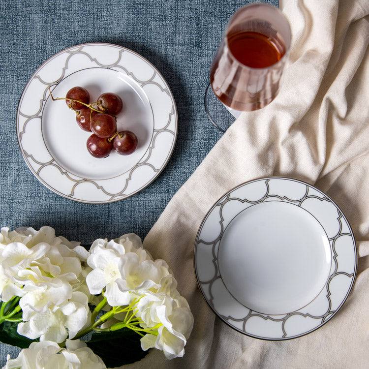 Eternal Palace Quarter Plates, Set of Platinum