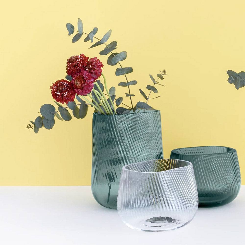 NUDE Turkey Opti Glass Vase Tall - Green