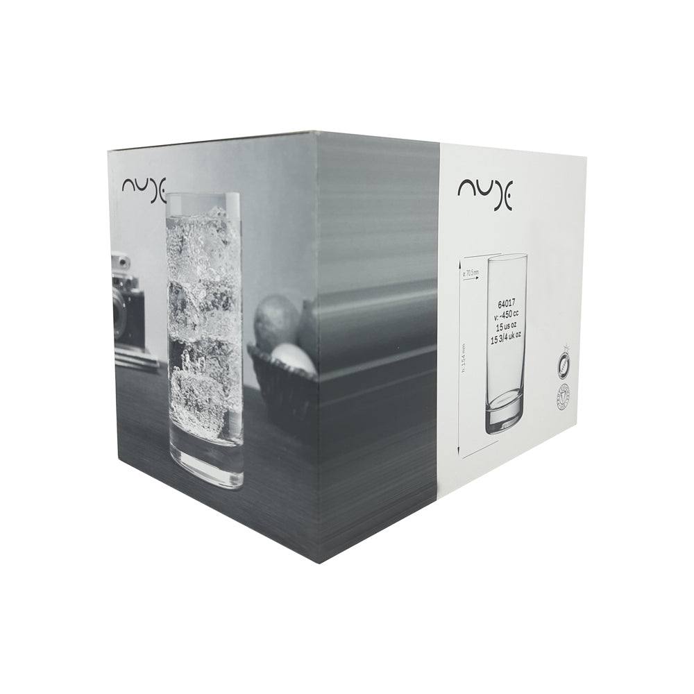 NUDE Turkey Rocks Highball Glasses 450ml, Set of 6