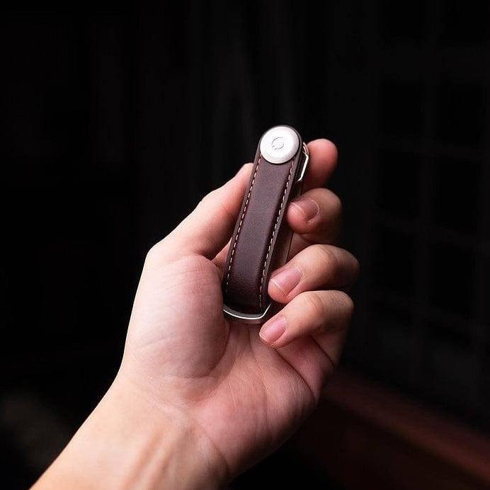 Orbitkey Leather Key Organiser - Espresso