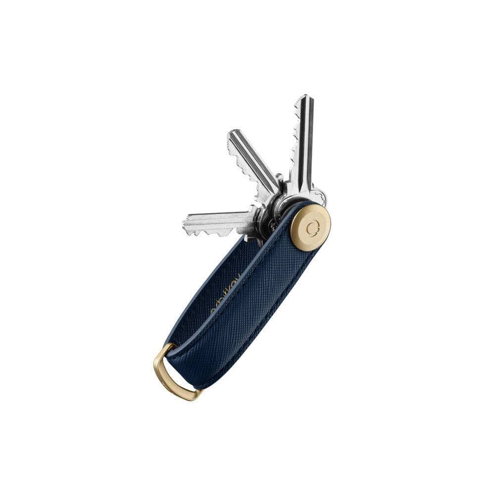 Orbitkey Saffiano Key Organiser - Oxford Navy