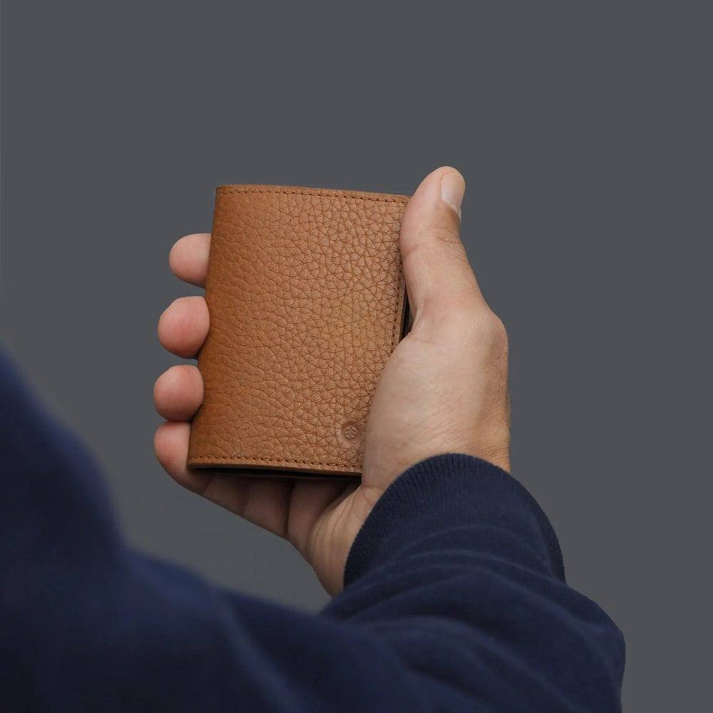 Outback Business Cards Leather Wallet - Tan