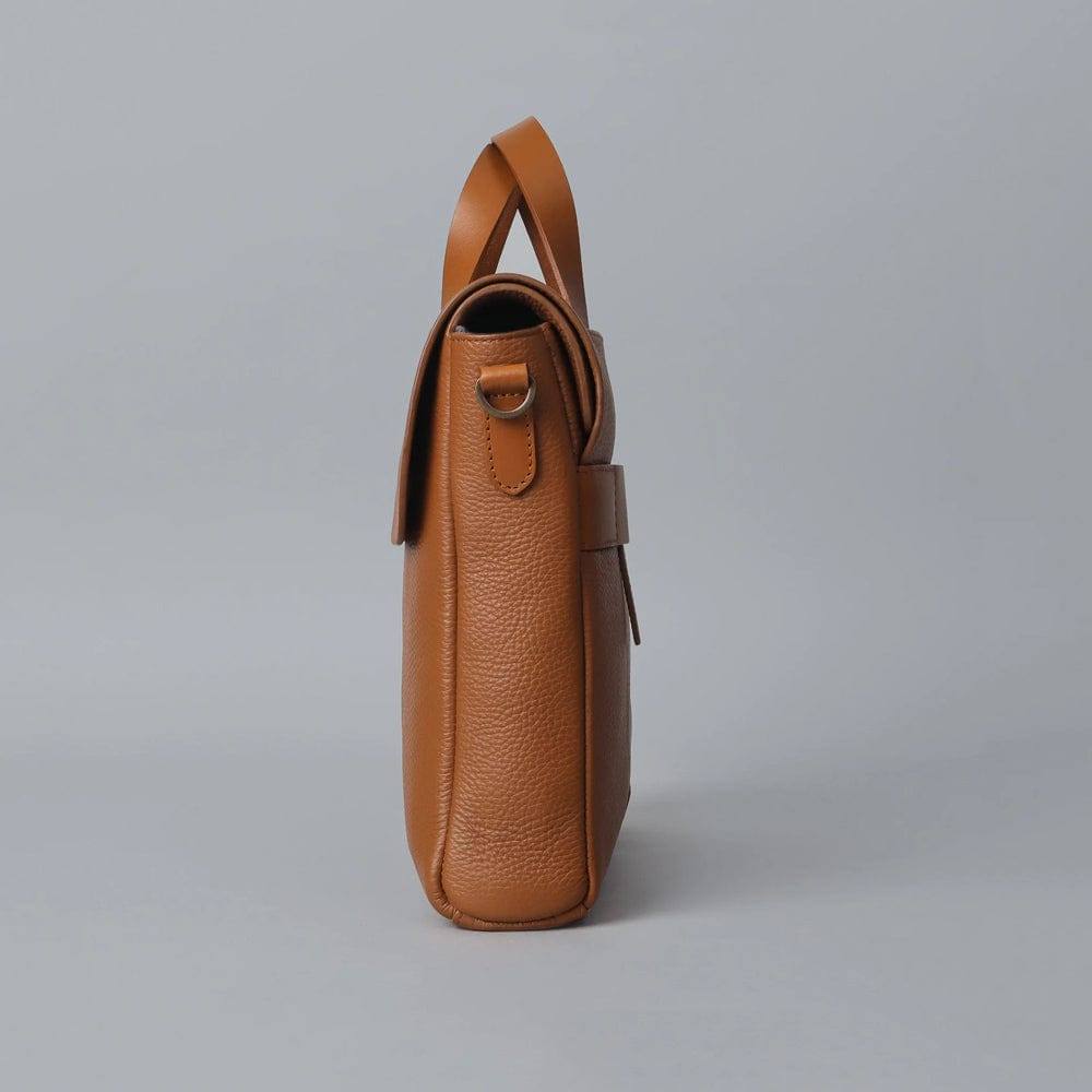 Outback Muse Leather Briefcase - Tan