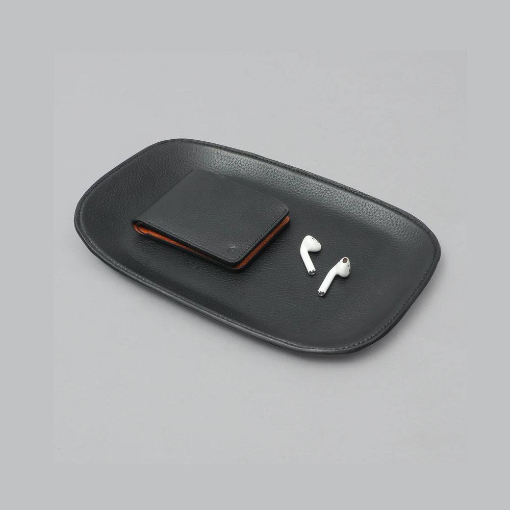 Outback Tokyo Leather Tray Large - Black