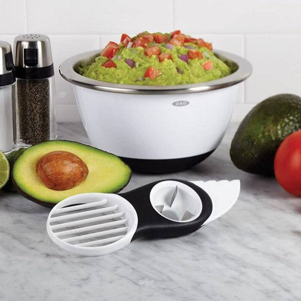 OXO Good Grips 3-Piece Stainless Steel Mixing Bowl Set