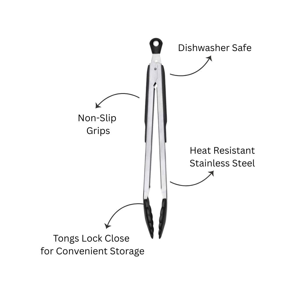 Good Grips Stainless Steel Tongs Large