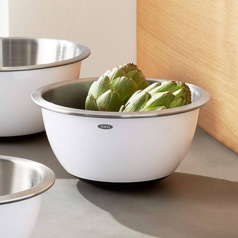 OXO Stainless Steel Mixing Bowl Medium - White