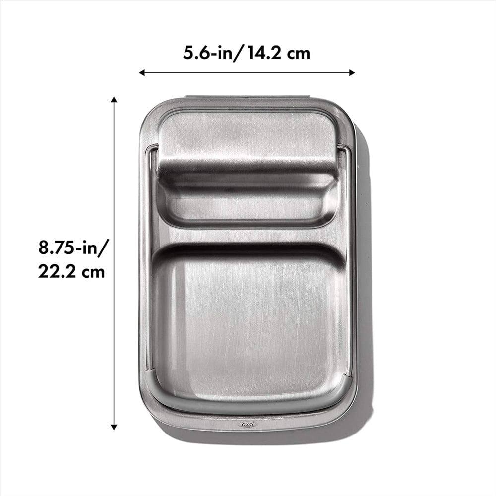 OXO Stainless Steel Spoon Rest with Lid Holder