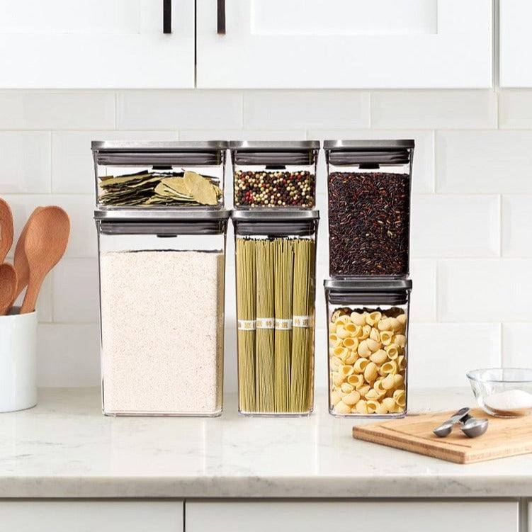 OXO Steel 6-Piece POP Container Set