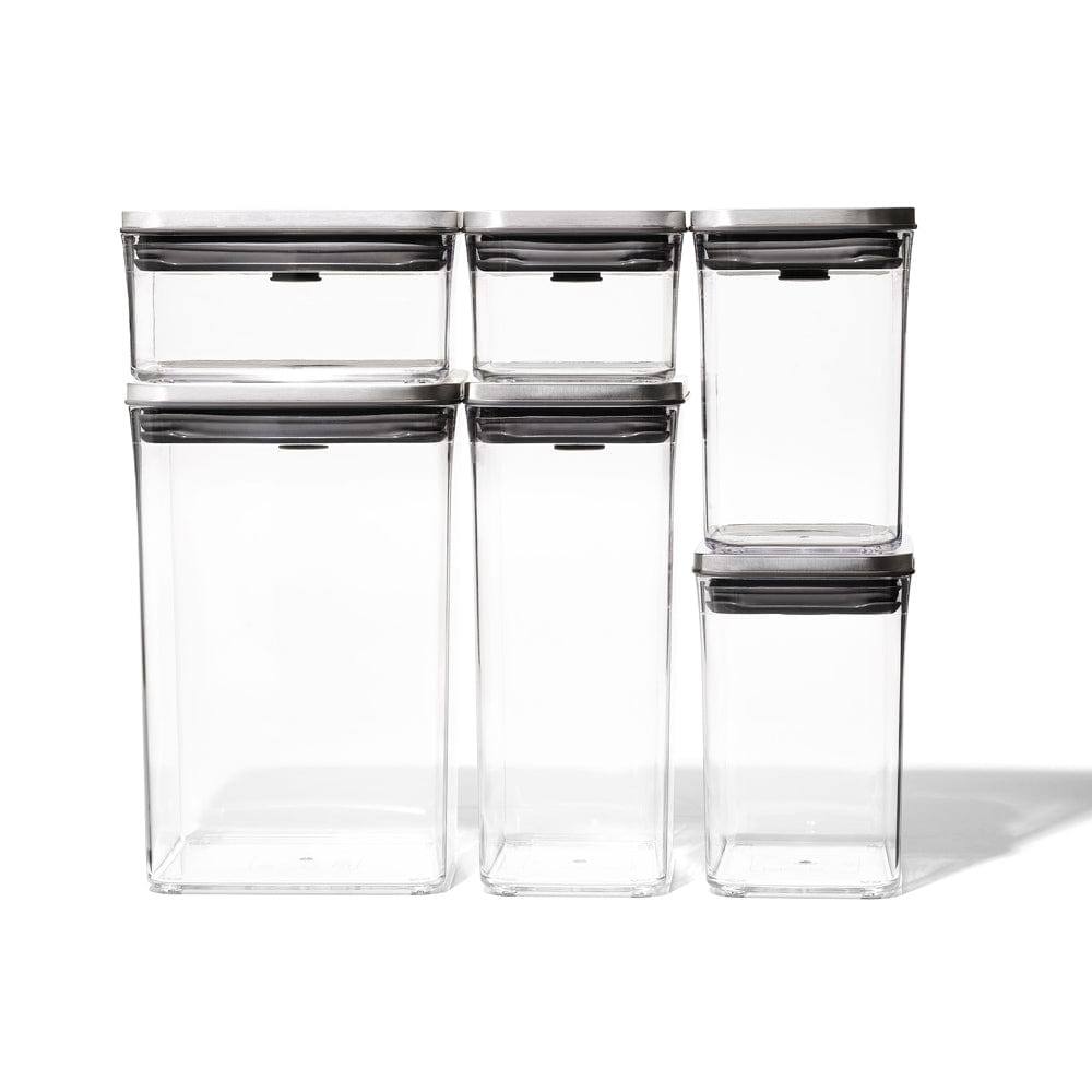 OXO Steel 6-Piece POP Container Set