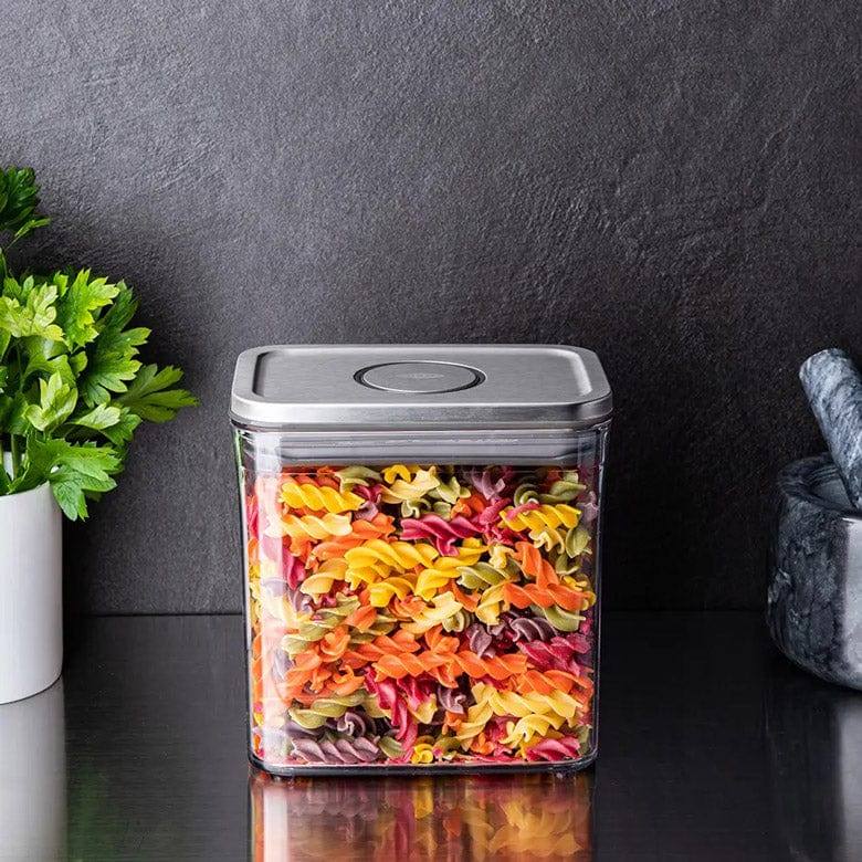 OXO Steel POP Slim Rectangular Storage Container - 1600ml