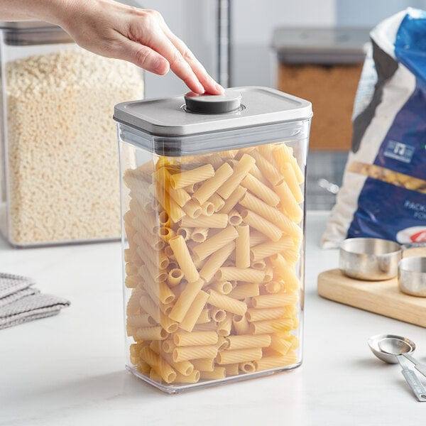 OXO Steel POP Slim Rectangular Storage Container - 2600ml