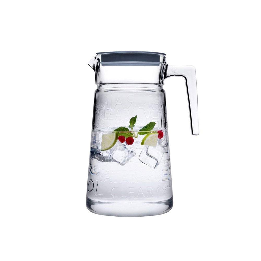 Pasabahce City Pop Glass Jug With Lid 2000ml