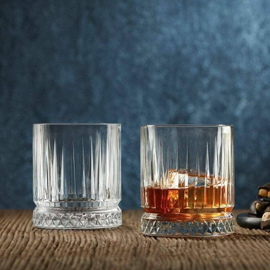 Pasabahce Elysia Whiskey Tumblers 355ml, Set of 4
