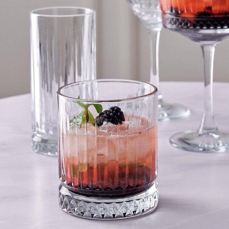 Pasabahce Elysia Whiskey Tumblers 355ml, Set of 4