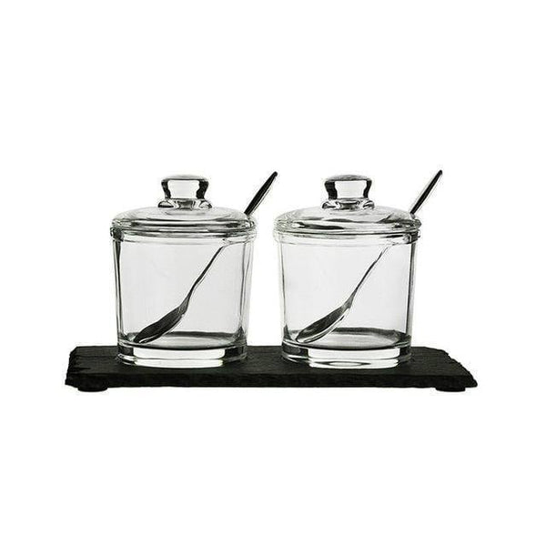 Philosophy Home Trio Glass Condiment Jars Set – Modern Quests