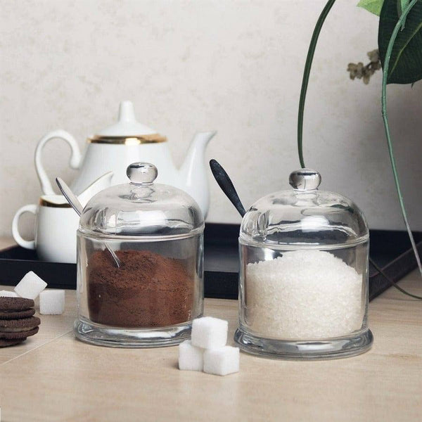 Philosophy Home Trio Glass Condiment Jars Set – Modern Quests