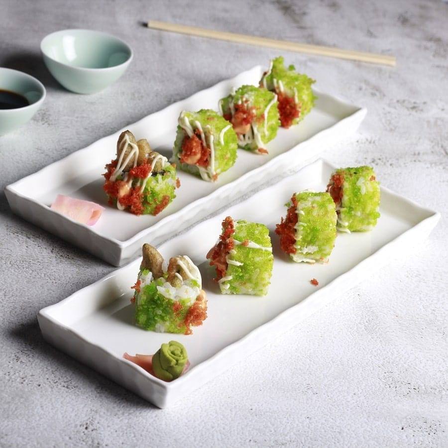 Philosophy Home Porcelain Sushi Trays, Set of 2