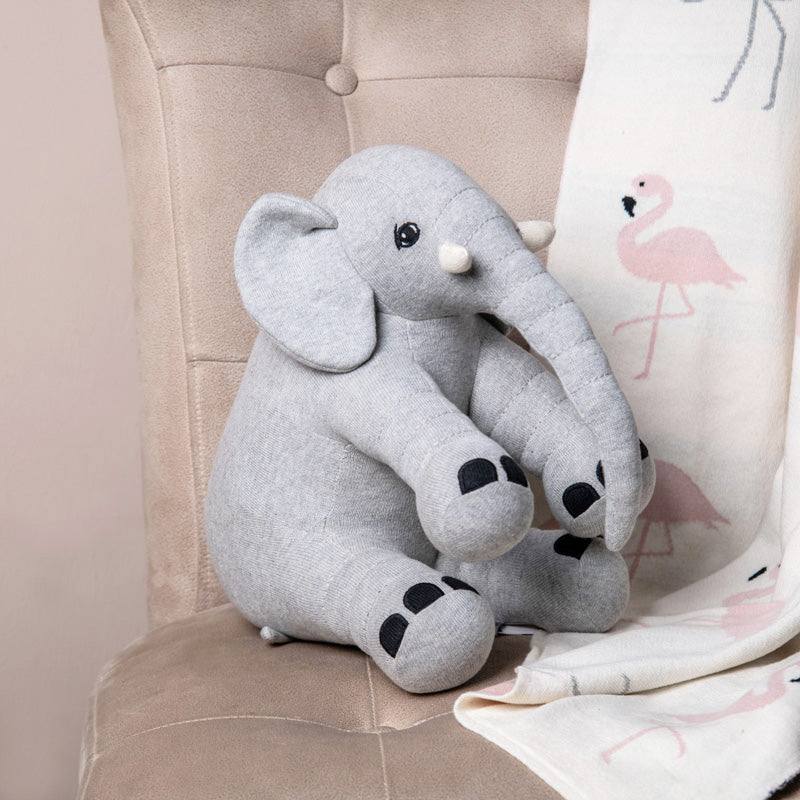 Grey elephant cushion best sale