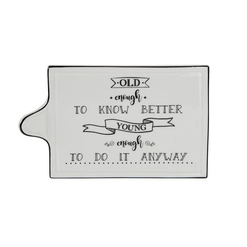Porland Turkey Be Happy Serving Platter Medium - Know Better