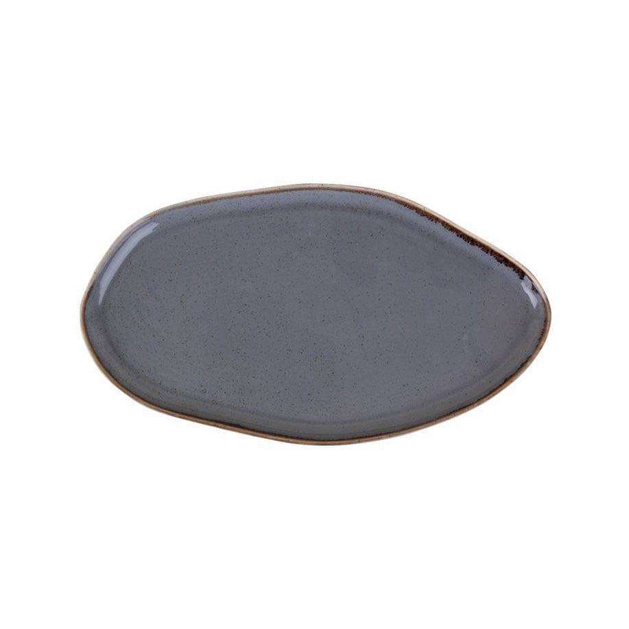 Porland Turkey Pure Seasons Serving Plate - Dark Grey